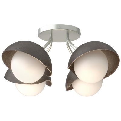 Hubbardton Forge Brooklyn 4-Light Single Shade Semi-Flushmount Light - Colo