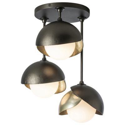 HBF2306615 Hubbardton Forge Brooklyn 3-Light Double Shade Sem sku HBF2306615