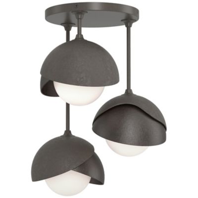 HBF2293679 Hubbardton Forge Brooklyn 3-Light Double Shade Sem sku HBF2293679