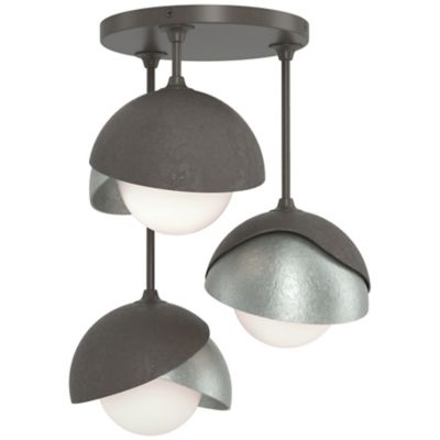 HBF2293678 Hubbardton Forge Brooklyn 3-Light Double Shade Sem sku HBF2293678