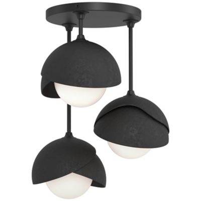 HBF2266771 Hubbardton Forge Brooklyn 3-Light Double Shade Sem sku HBF2266771