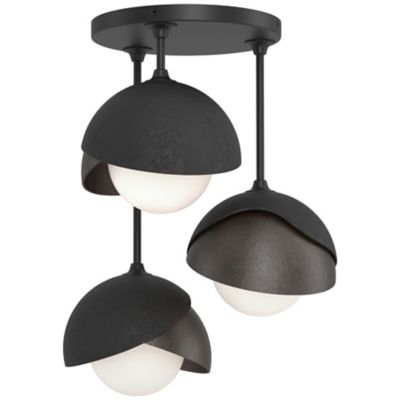 HBF2293672 Hubbardton Forge Brooklyn 3-Light Double Shade Sem sku HBF2293672