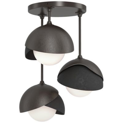 HBF2293728 Hubbardton Forge Brooklyn 3-Light Double Shade Sem sku HBF2293728