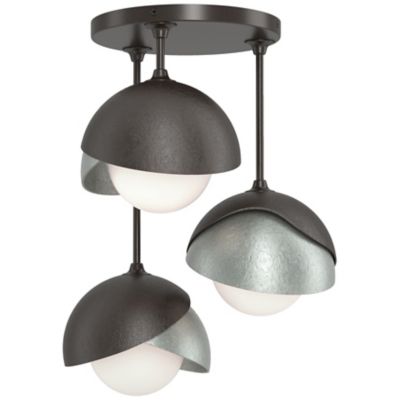 HBF2293727 Hubbardton Forge Brooklyn 3-Light Double Shade Sem sku HBF2293727