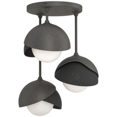 HBF2293688 Hubbardton Forge Brooklyn 3-Light Double Shade Sem sku HBF2293688