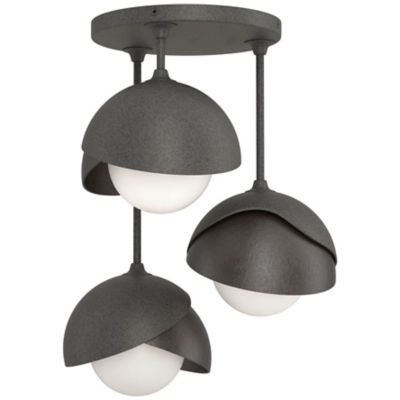 HBF2293687 Hubbardton Forge Brooklyn 3-Light Double Shade Sem sku HBF2293687