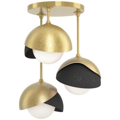 HBF2293697 Hubbardton Forge Brooklyn 3-Light Double Shade Sem sku HBF2293697