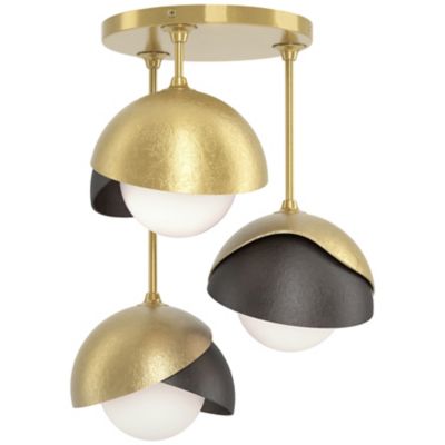 HBF2293696 Hubbardton Forge Brooklyn 3-Light Double Shade Sem sku HBF2293696