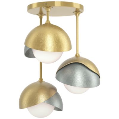 HBF2293695 Hubbardton Forge Brooklyn 3-Light Double Shade Sem sku HBF2293695