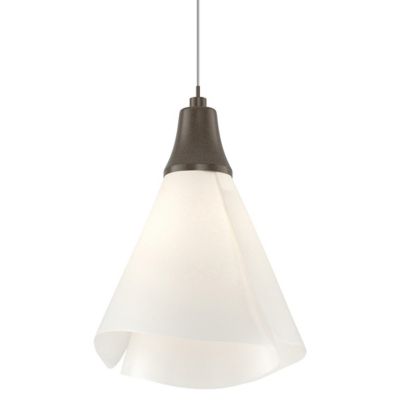 Hubbardton Forge Mobius Low Voltage Mini Pendant Light - Color: White - Siz