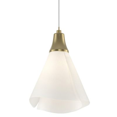 Hubbardton Forge Mobius Low Voltage Mini Pendant Light - Color: White - Siz