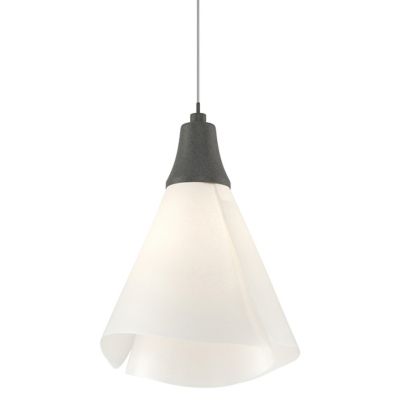 Hubbardton Forge Mobius Low Voltage Mini Pendant Light - Color: White - Siz