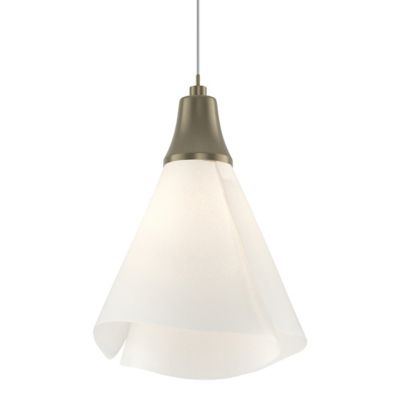 Hubbardton Forge Mobius Low Voltage Mini Pendant Light - Color: White - Siz