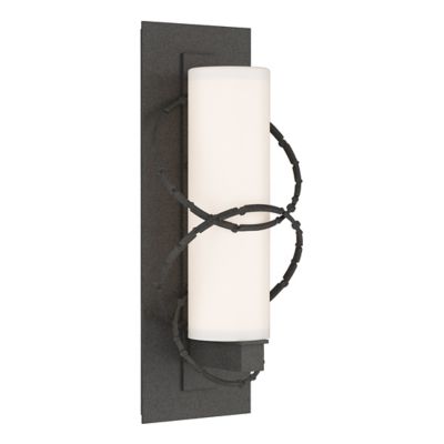 Hubbardton Forge Olympus Outdoor Wall Sconce - Color: Silver - Size: Small 