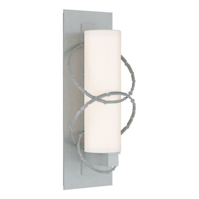 Hubbardton Forge Olympus Outdoor Wall Sconce - Color: Silver - Size: Small 