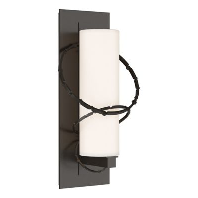 Hubbardton Forge Olympus Outdoor Wall Sconce - Color: Bronze - Size: Medium