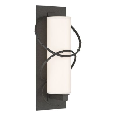 Hubbardton Forge Olympus Outdoor Wall Sconce - Color: Silver - Size: Large 