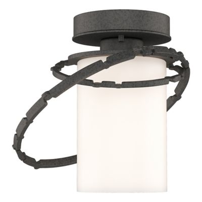 Hubbardton Forge Olympus Outdoor Semi-Flushmount Light - Color: Silver - Si