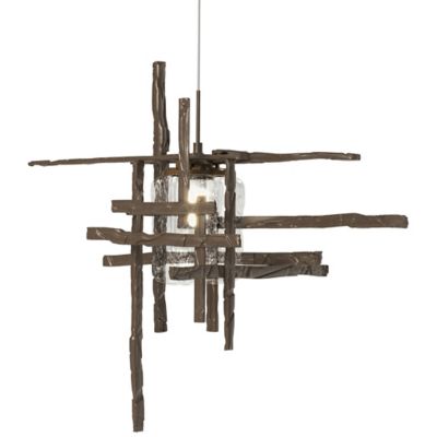 Hubbardton Forge Tura Pendant Light - Color: Bronze - Size: 1 light - 16118