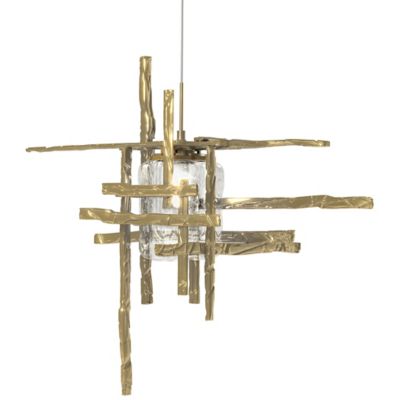 Hubbardton Forge Tura Pendant Light - Color: Brass - Size: 1 light - 161184