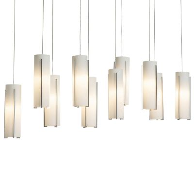 Exos 10-Light Rectangular Pendant Light - Color: Clear - Size: Standard - Hubbardton Forge 131204-1041