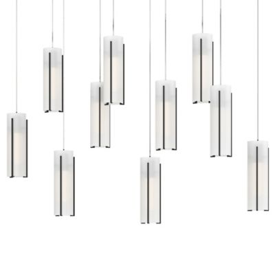 HBF2267173 Hubbardton Forge Exos 10-Light Rectangular Pendant sku HBF2267173