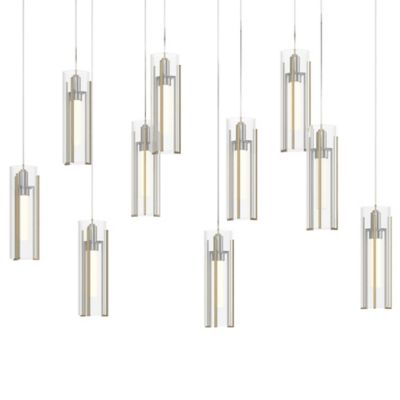 HBF2267186 Hubbardton Forge Exos 10-Light Rectangular Pendant sku HBF2267186