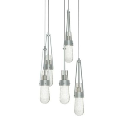 Hubbardton Forge Link Blown Glass Round Multi-Light Pendant Light - Color: 