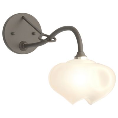 Ume 1-Light Long-Arm Wall Sconce - Color: Grey - Size: 1 light - Hubbardton Forge 201371-1005