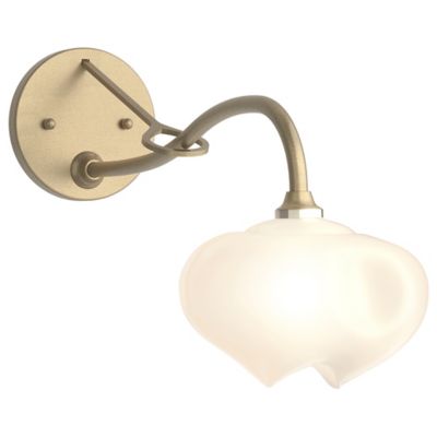 Hubbardton Forge Ume 1-Light Long-Arm Wall Sconce - Color: Gold - Size: 1 l