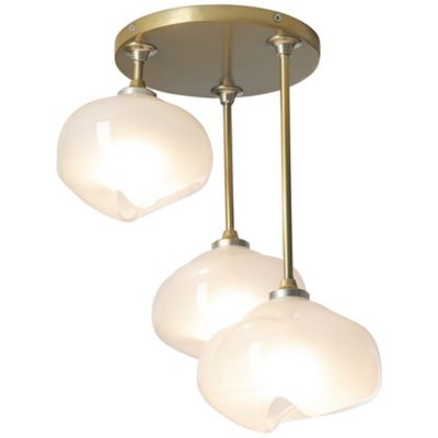 Hubbardton Forge Ume Semi-Flushmount Light - Color: Brass - Size: 3 light -