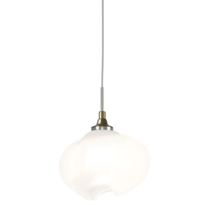 Hubbardton Forge Ume Low Voltage Mini Pendant Light - Color: White - Size: 