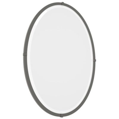 Hubbardton Forge Beveled Oval Wall Mirror - Color: Grey - 710004-1005