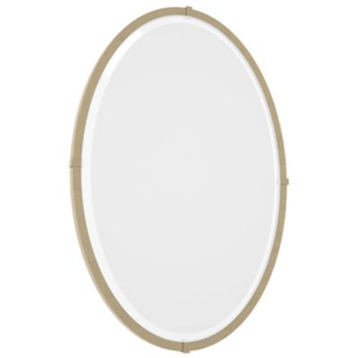 Hubbardton Forge Beveled Oval Wall Mirror - Color: Gold - 710004-1007