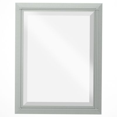 Hubbardton Forge Metra Rectangle Beveled Wall Mirror - Color: Silver - Size