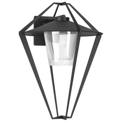 Hubbardton Forge Stellar Outdoor Wall Sconce - Color: Black - Size: Large -