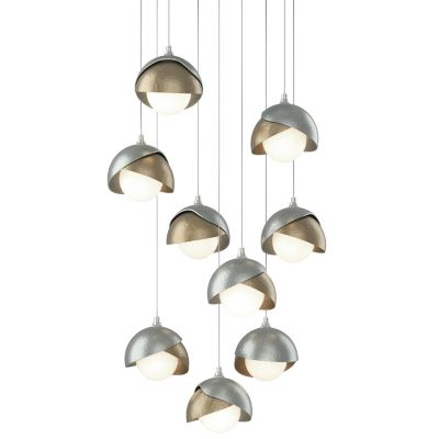 HBF2296051 Hubbardton Forge Brooklyn 9-Light Double Shade Rou sku HBF2296051