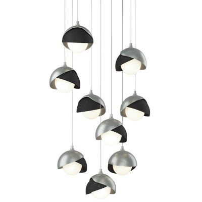 HBF2296039 Hubbardton Forge Brooklyn 9-Light Double Shade Rou sku HBF2296039