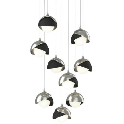 HBF2296019 Hubbardton Forge Brooklyn 9-Light Double Shade Rou sku HBF2296019