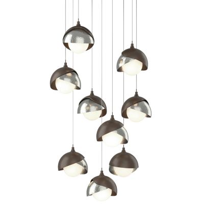 HBF2295913 Hubbardton Forge Brooklyn 9-Light Double Shade Rou sku HBF2295913