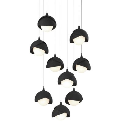 HBF2295879 Hubbardton Forge Brooklyn 9-Light Double Shade Rou sku HBF2295879