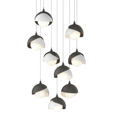 HBF2295976 Hubbardton Forge Brooklyn 9-Light Double Shade Rou sku HBF2295976