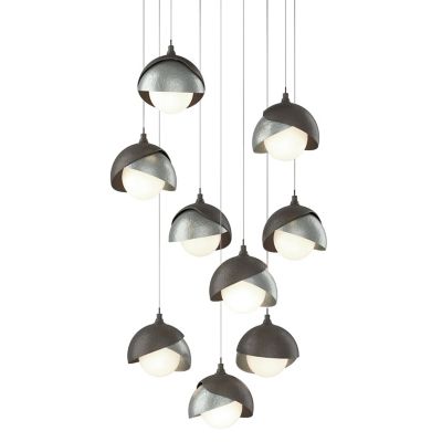 HBF2295934 Hubbardton Forge Brooklyn 9-Light Double Shade Rou sku HBF2295934