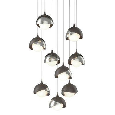 HBF2295932 Hubbardton Forge Brooklyn 9-Light Double Shade Rou sku HBF2295932