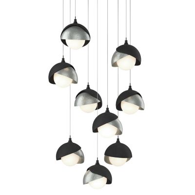 HBF2295894 Hubbardton Forge Brooklyn 9-Light Double Shade Rou sku HBF2295894