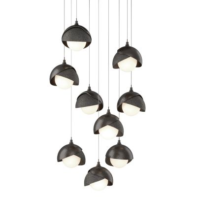 HBF2295986 Hubbardton Forge Brooklyn 9-Light Double Shade Rou sku HBF2295986