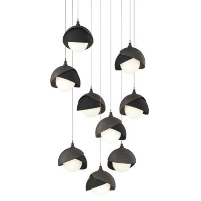 HBF2295958 Hubbardton Forge Brooklyn 9-Light Double Shade Rou sku HBF2295958