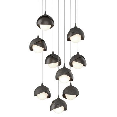 HBF2295968 Hubbardton Forge Brooklyn 9-Light Double Shade Rou sku HBF2295968