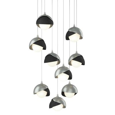 HBF2296038 Hubbardton Forge Brooklyn 9-Light Double Shade Rou sku HBF2296038