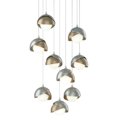 HBF2296050 Hubbardton Forge Brooklyn 9-Light Double Shade Rou sku HBF2296050